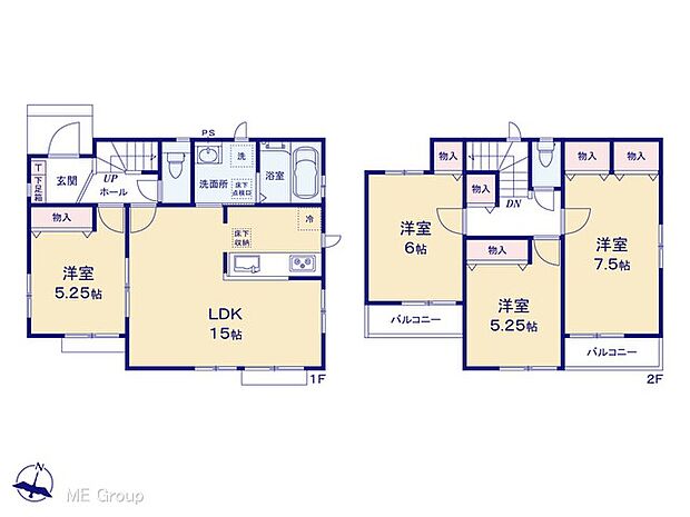 ◆D号棟◆~Floor plan~ 図面と異なる場合は現況を優先