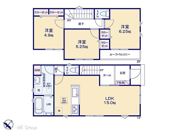 ◆1号棟◆〜Floor plan〜　図面と異なる場合は現況を優先