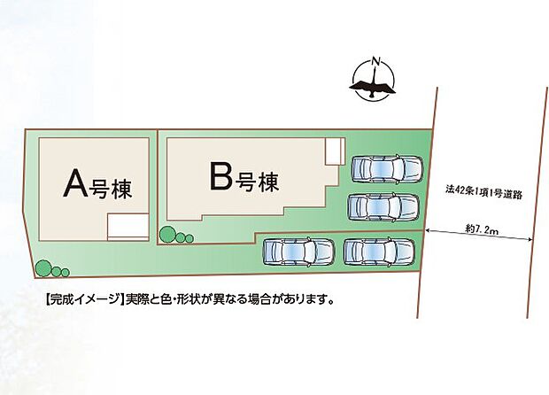 〜Plot map〜 図面と異なる場合は現況を優先致します。