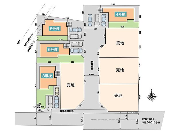 ~Plot map~ 図面と異なる場合は現況を優先致します。