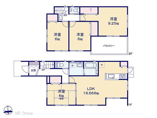 ◆4号棟◆〜Floor plan〜  図面と異なる場合は現況を優先致します。