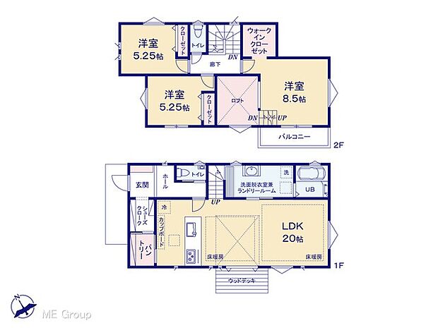 〜Floor plan〜　図面と異なる場合は現況を優先