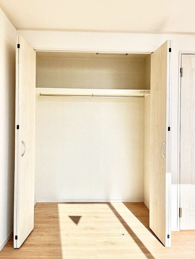 収納力あるクローゼット