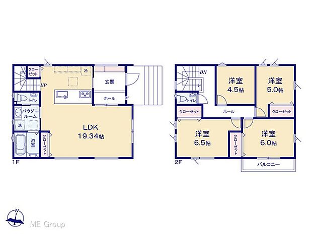 ◆1号棟◆〜Floor plan〜　図面と異なる場合は現況を優先