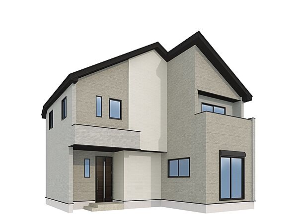 -外観完成予想図- ここから始まる「日常」は家族にとって大切で貴重な時間。だからこそ、少しでも豊かに、少しでも快適に。そんな想いから生まれた本邸宅は、これから先のお住まいをきっと支えてくれるはずです。