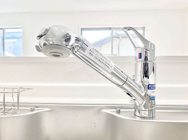 ◆B号棟◆いつでも清潔なおいしいお水を。一つの水栓で水道水と浄水を使い分け。