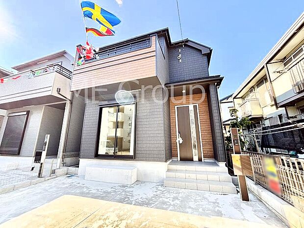 上質感あふれる外観デザイン。魅力の住まいを実現。 