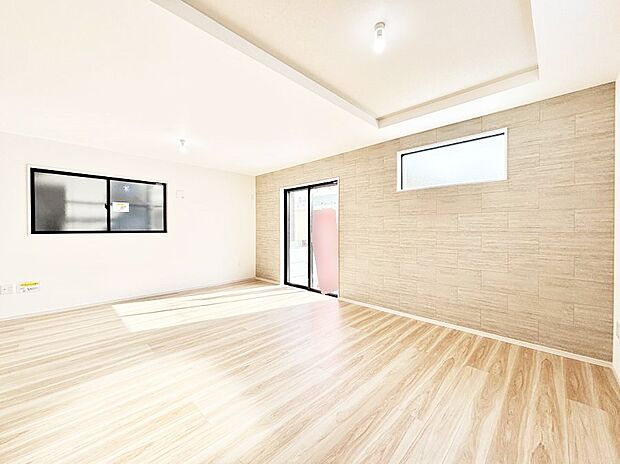 ◆1号棟◆~Living~ ここにはみんなが集い、食事と楽しい会話が始まる。話に夢中になりすぎて、ついつい時を忘れ夜半過ぎになってしまう。そんな束の間の幸せを感じさせてくれる場所でありたい。