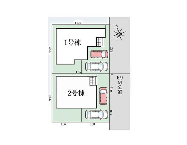 〜Plot map〜　図面と異なる場合は現況を優先