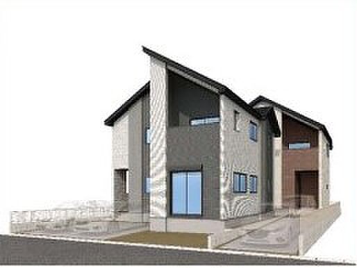 【外観完成予想図 忙しく過ぎゆく日常を置き去るほど、ゆったりした時間が流れる住環境。『快適』は「家」と「街」と「環境」が調和した時に訪れるだと改めて感じさせてくれます。