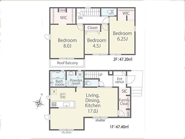 〜Floor plan〜 図面と異なる場合は現況を優先致します。