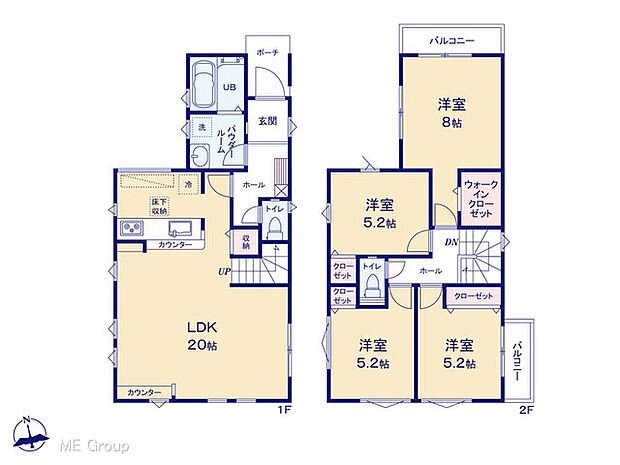 ◆1号棟◆〜Floor plan〜　図面と異なる場合は現況を優先