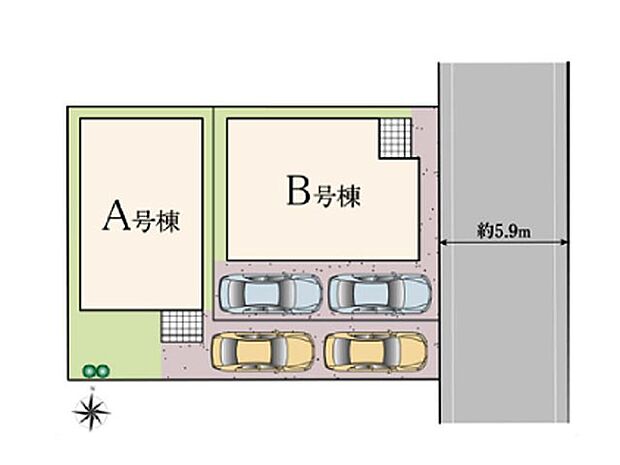 〜Plot map〜　図面と異なる場合は現況を優先
