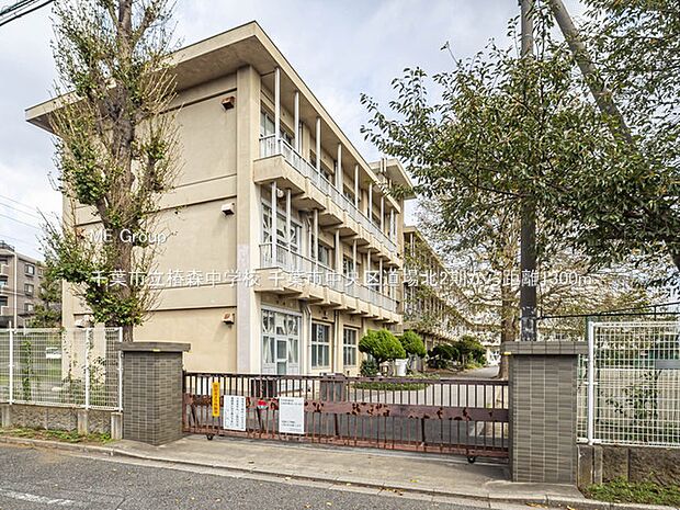 中学校 1300m 千葉市立椿森中学校