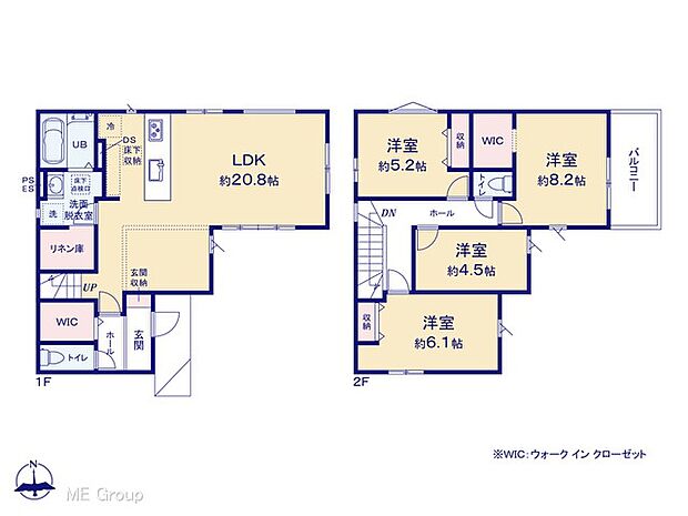 ◆2号棟◆〜Floor plan〜　図面と異なる場合は現況を優先