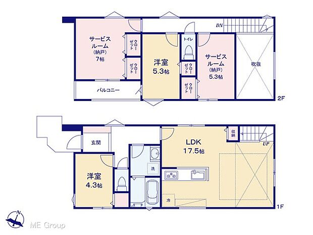 〜Floor plan〜　図面と異なる場合は現況を優先