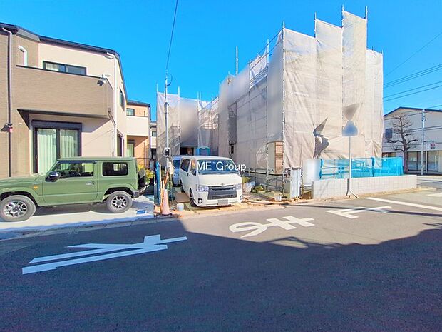 ◆4号棟◆〜Exterior〜 一戸建ての大きなメリットは、自分達の「土地」を「自由に」使える事です。ガーデニングやDIY,車やバイクの趣味など様々な用途で利用できます。