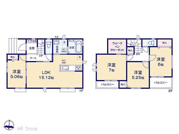 〜Floor plan〜　図面と異なる場合は現況を優先