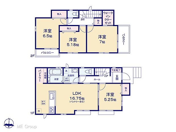 ◆A号棟◆〜Floor plan〜　図面と異なる場合は現況を優先