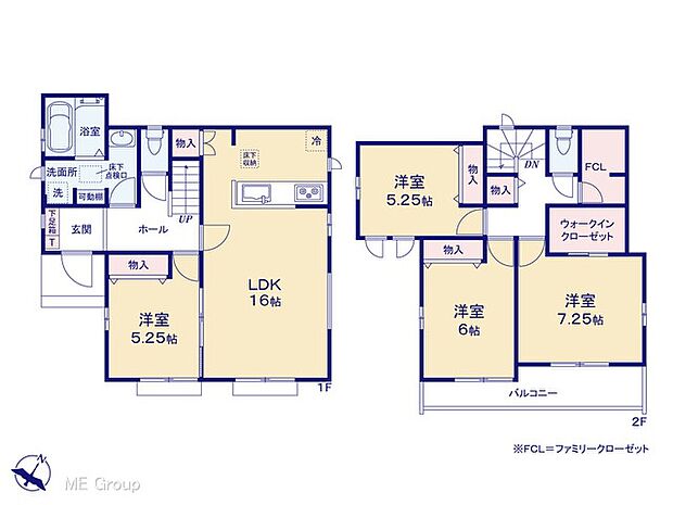 ◆D号棟◆〜Floor plan〜 図面と異なる場合は現況を優先
