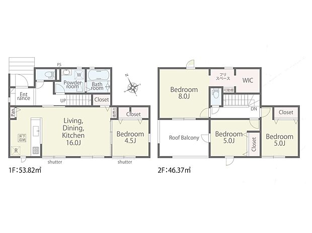 〜Floor plan〜 図面と異なる場合は現況を優先致します。