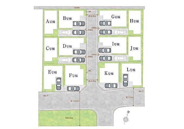 〜Plot map〜 図面と異なる場合は現況を優先