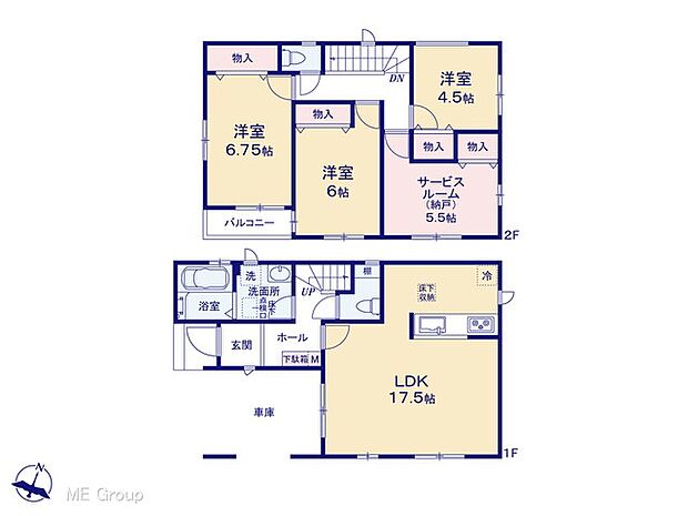 ◆G号棟◆〜Floor plan〜　図面と異なる場合は現況を優先