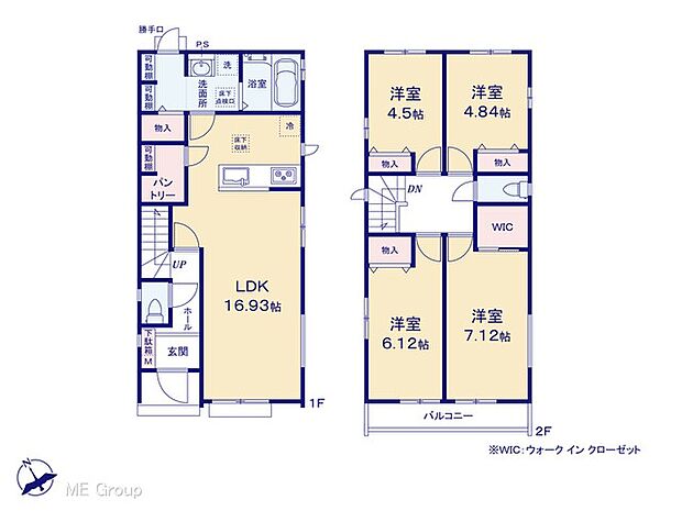 ◆B号棟◆〜Floor plan〜　図面と異なる場合は現況を優先