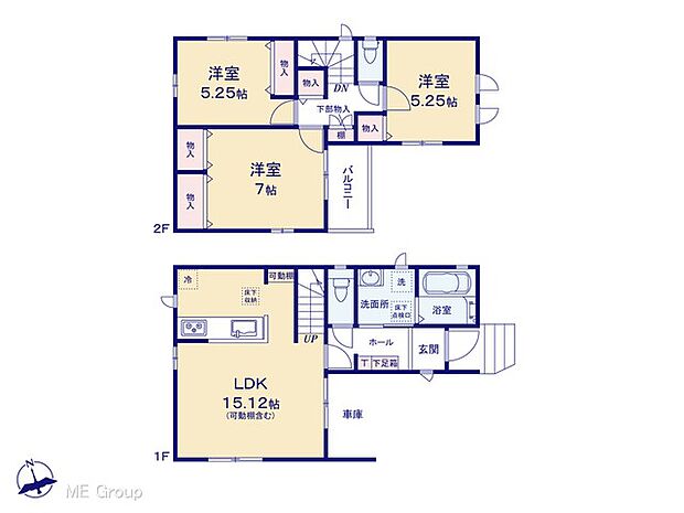 ◆B号棟◆〜Floor plan〜　図面と異なる場合は現況を優先