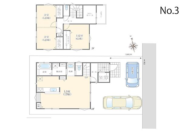 ◆No.3◆〜Floor plan〜 図面と異なる場合は現況を優先致します。