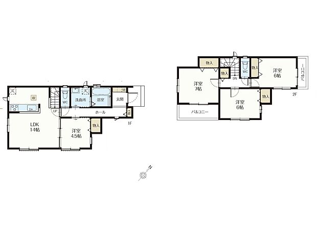 〜Floor plan〜　図面と異なる場合は現況を優先致します。