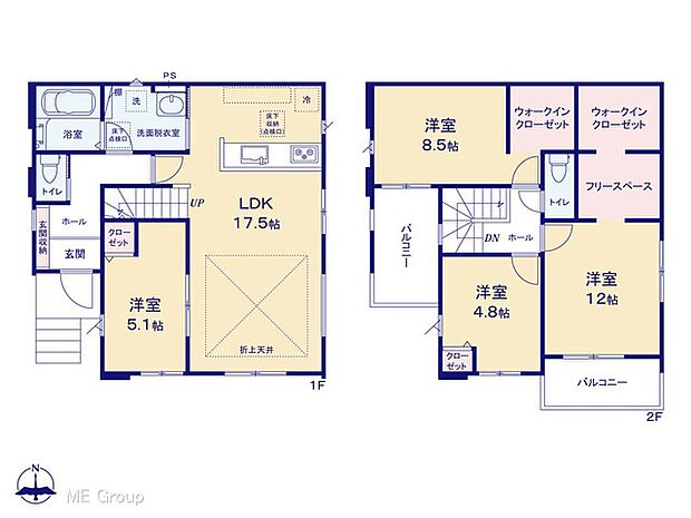 〜Floor plan〜　図面と異なる場合は現況を優先