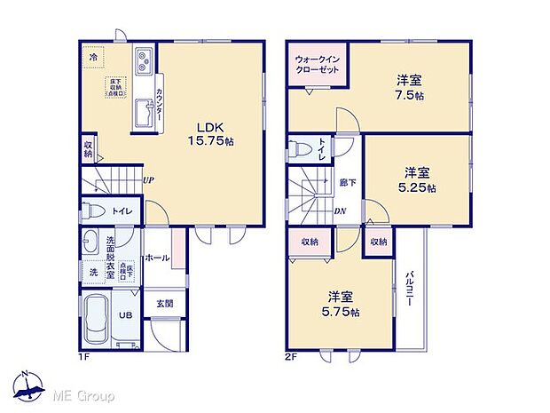 ◆2号棟◆〜Floor plan〜 図面と異なる場合は現況を優先