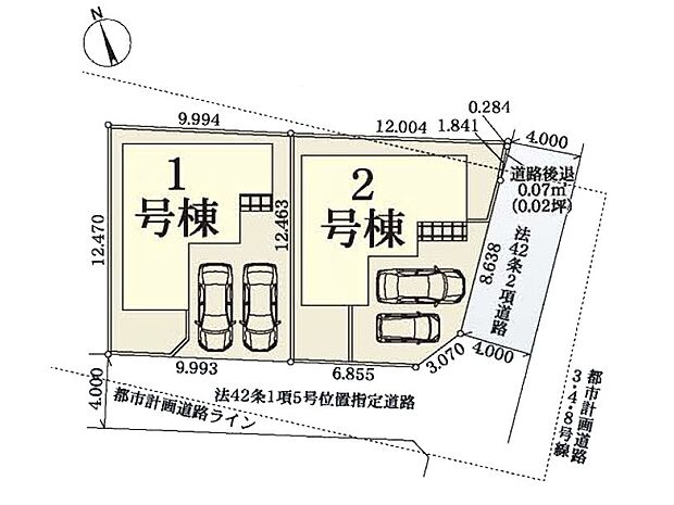 〜Plot map〜　図面と異なる場合は現況を優先