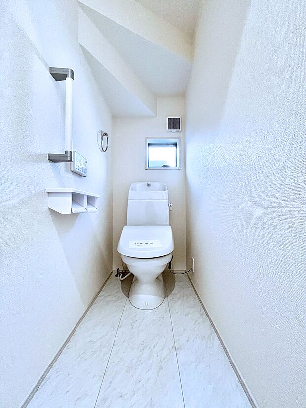 トイレは1階と2階それぞれに配置されていてとても便利です。 