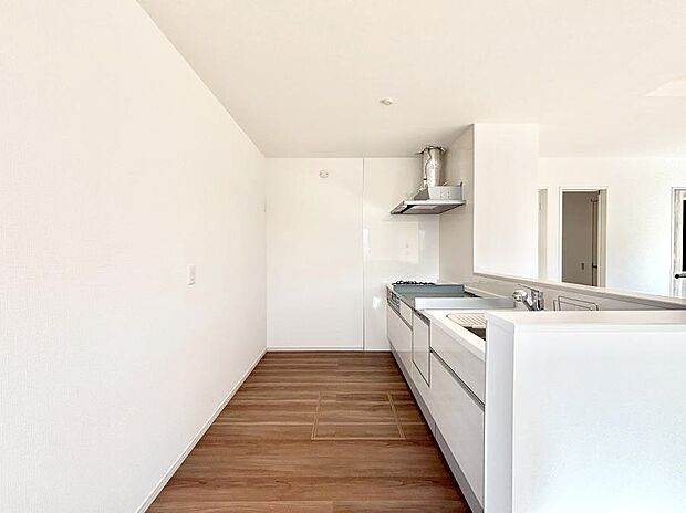 ゆとりあるキッチンではご家族と楽しくお料理ができます。