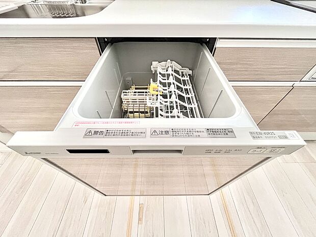 ◆2号棟◆面倒なお片づけは食洗機にお任せ！家事の負担が減って、時間にも気持ちにもゆとりができます。