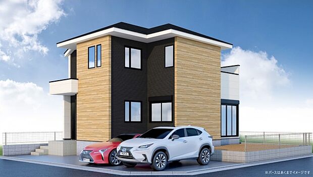 【外観完成予想図　忙しく過ぎゆく日常を置き去るほど、ゆったりした時間が流れる住環境。『快適』は「家」と「街」と「環境」が調和した時に訪れるだと改めて感じさせてくれます。