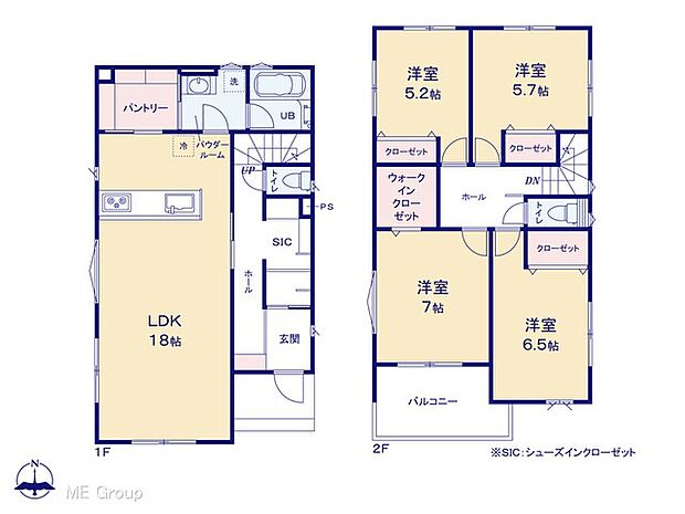 〜Floor plan〜　図面と異なる場合は現況を優先