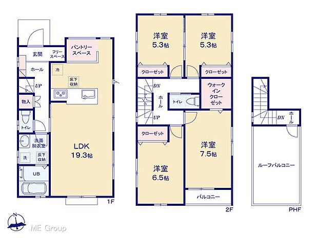 ◆1号棟◆~Floor plan~ 図面と異なる場合は現況を優先