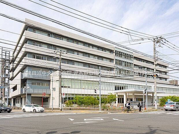 病院 1370m 津田沼中央総合病院