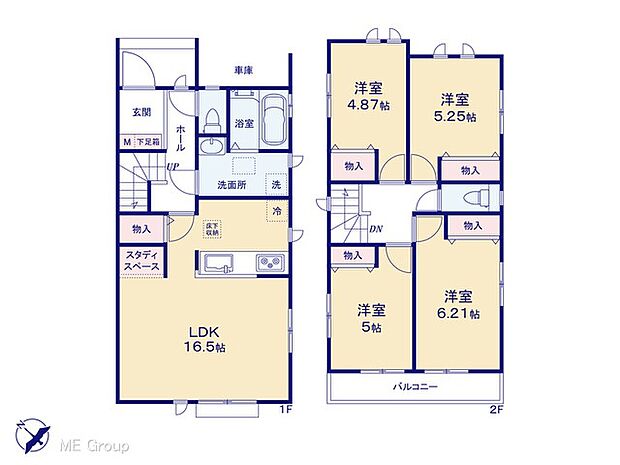 ◆A号棟◆〜Floor plan〜　図面と異なる場合は現況を優先