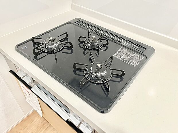 三口ガスコンロでお料理が一気にはかどりそう