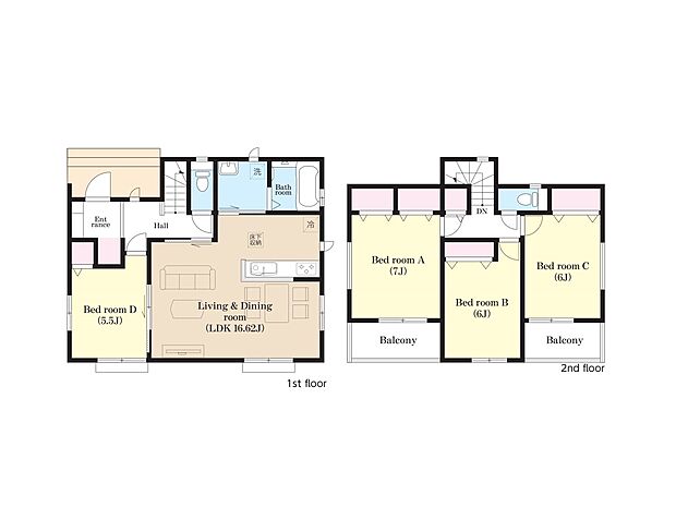〜Floor plan〜　図面と異なる場合は現況を優先致します。
