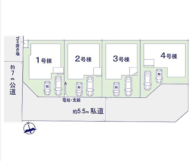 ~Plot map~ 図面と異なる場合は現況を優先致します。