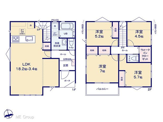 ◆3号棟◆~Floor plan~ 図面と異なる場合は現況を優先致します。