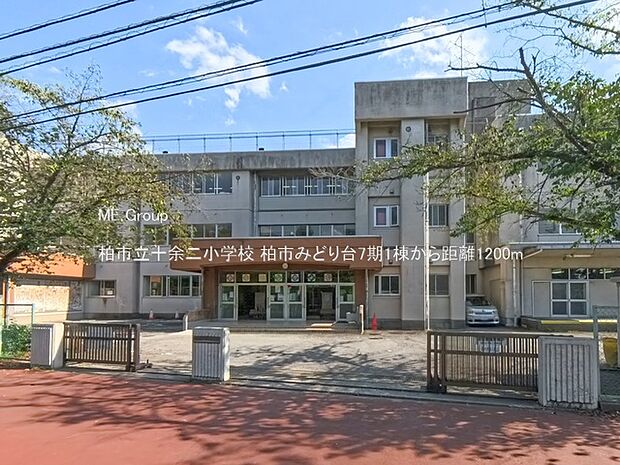 小学校 1200m 柏市立十余二小学校