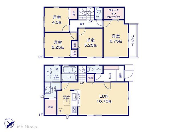 ◆1号棟◆〜Floor plan〜  図面と異なる場合は現況を優先致します。