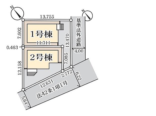 〜Plot　map〜  図面と異なる場合は現況を優先致します。