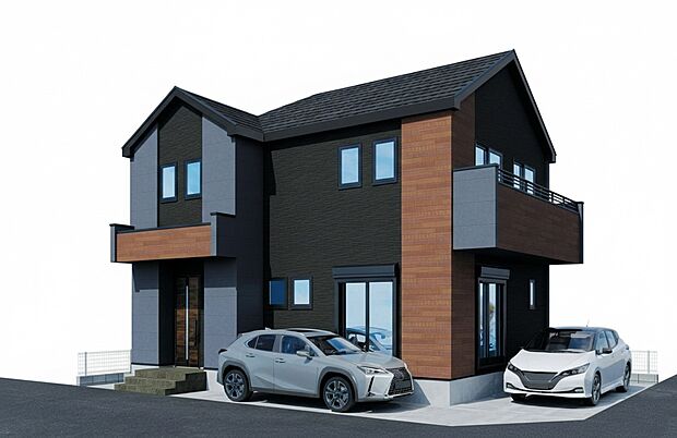 【外観完成予想図 忙しく過ぎゆく日常を置き去るほど、ゆったりした時間が流れる住環境。『快適』は「家」と「街」と「環境」が調和した時に訪れるだと改めて感じさせてくれます。